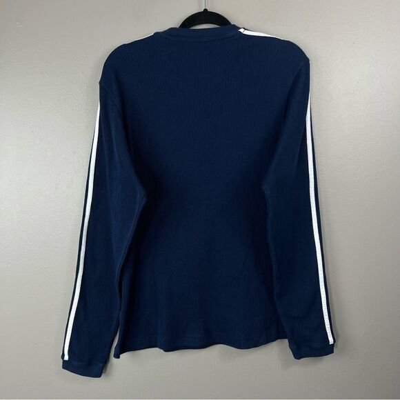 Adidas Mens Real Salt Lake Soccer Climalite Ultimate Tee Medium Long Sleeve Blue - Picture 2 of 12